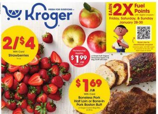 Kroger Weekly Ad Jan 26 – Feb 01, 2022