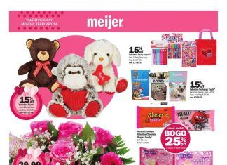 Meijer Valentine’s Day Sale Jan 30 – Feb 05, 2022