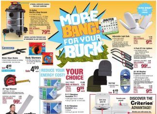 Menards Special Promotion Ad Jan 20 – Feb 06, 2022