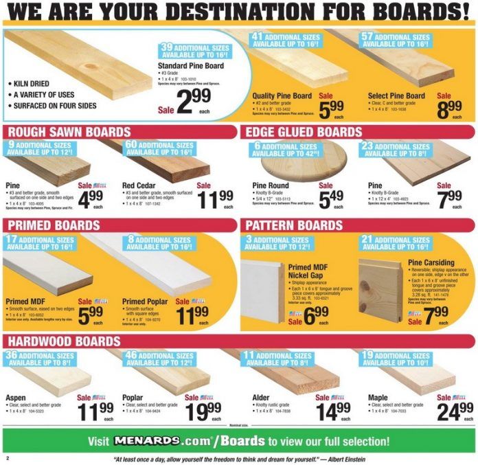 Menards Special Promotion Ad Jan 20 Feb 06, 2022