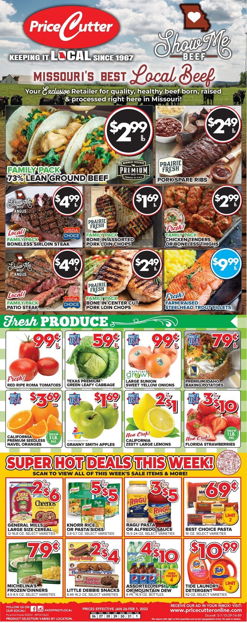 Price Cutter Weekly Ad Jan 26 Feb 01, 2022