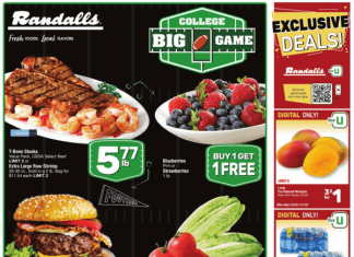 Randalls Weekly Ad Jan 05 – Jan 11, 2022