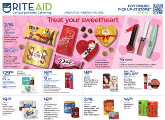 Rite Aid Weekly Ad Jan 30 – Feb 05, 2022
