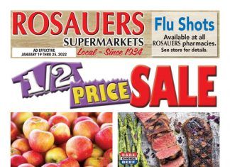 Rosauers Weekly Ad Jan 19 – Jan 25, 2022