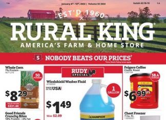 Rural King Weekly Ad Jan 06 – Jan 12, 2022
