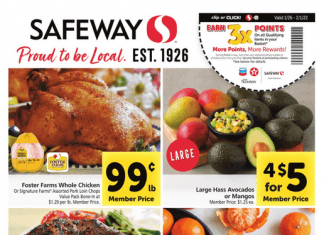 Safeway Weekly Ad Jan 26 – Feb 01, 2022