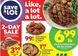 Save A Lot Weekly Ad Jan 19 – Jan 26, 2022