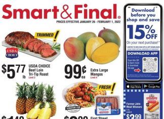 Smart & Final Weekly Ad Jan 26 – Feb 01, 2022