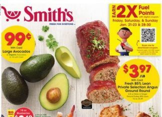 Smith’s Food and Drug Weekly Ad Jan 19 – Jan 25, 2022 (Valentine’s Day Promotion Included)