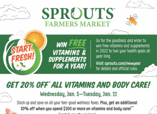 Sprouts Weekly Ad Jan 05 – Jan 11, 2022