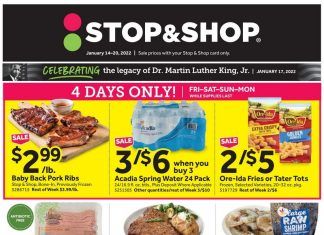 Stop & Shop Weekly Ad Jan 14 – Jan 20, 2022