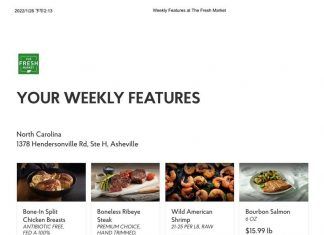 The Fresh Market Weekly Ad Jan 26 – Feb 01, 2022