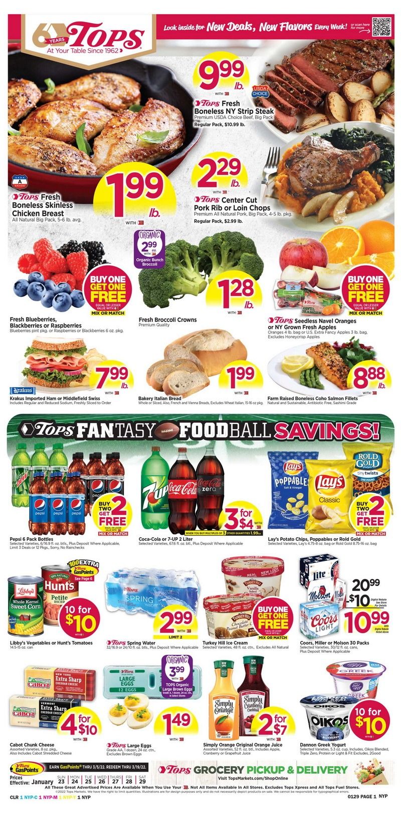 Tops Weekly Ad Jan 23 Jan 29, 2022