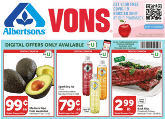 Vons Weekly Ad Jan 19 – Jan 25, 2022
