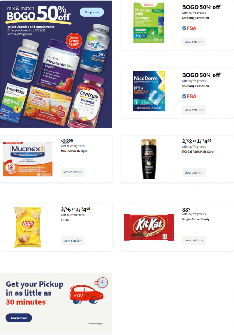 Walgreens Weekly Ad Jan 16 Jan 22, 2022