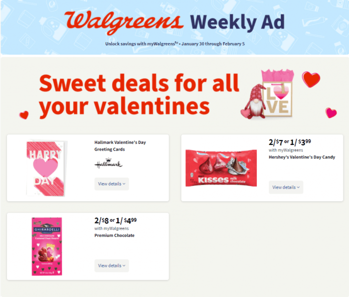 Walgreens Weekly Ad Jan 30 Feb 05, 2022 (Valentine's Day Promotion