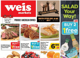 Weis Markets Weekly Sale Jan 13 – Jan 20, 2022