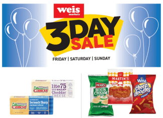 Weis Markets Three Day Ad Jan 14 – Jan 16, 2022