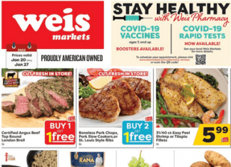 Weis Markets Weekly Ad Jan 20 – Jan 27, 2022