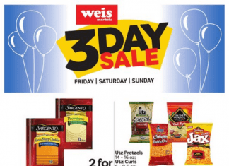 Weis Markets Three Day Ad Jan 21 – Jan 23, 2022