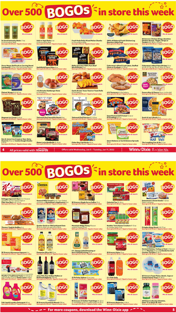 WinnDixie Weekly Ad Jan 05 Jan 11, 2022