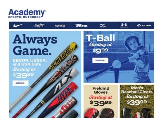 Academy Sports + Outdoors Outdoor Ad Feb 28 – Mar 13, 2022