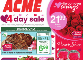 Acme Weekly Ad Feb 11 – Feb 17, 2022 (Valentine’s Day Promotion Included)