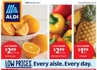 ALDI Weekly Ad Feb 16 – Feb 22, 2022