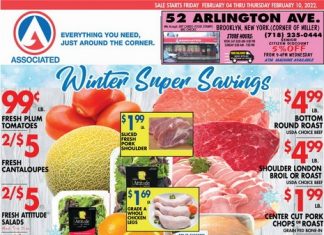 Associated Supermarkets Weekly Ad Feb 04 – Feb 10, 2022