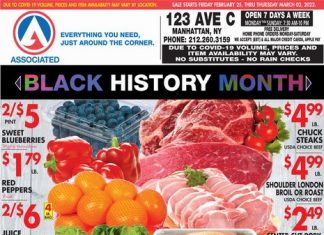 Associated Supermarkets Weekly Ad Feb 25 – Mar 03, 2022