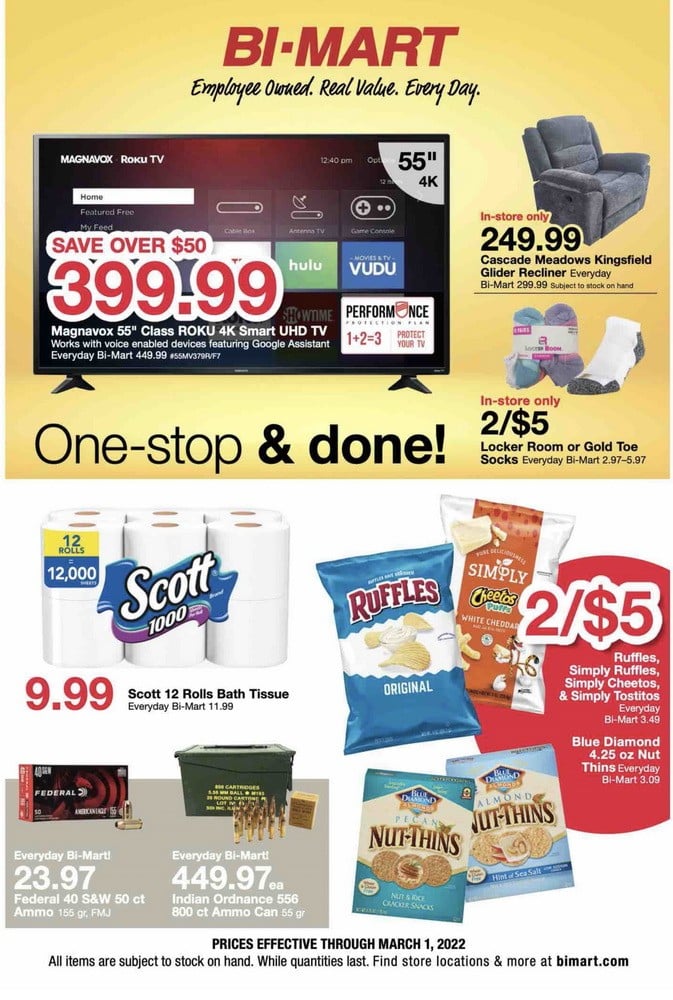 BiMart Weekly Ad Feb 16 Mar 01, 2022