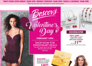 Boscov’s Valentine’s Day Ad Feb 03 – Feb 09, 2022