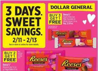 Dollar General Valentine’s Day Ad Feb 11 – Feb 13, 2022
