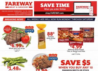 Fareway Weekly Ad Feb 14 – Feb 19, 2022