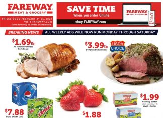 Fareway Weekly Ad Feb 21 – Feb 26, 2022