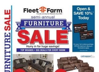 Fleet Farm Semi-Annual Furniture Sale Ad Feb 18 – Mar 05, 2022