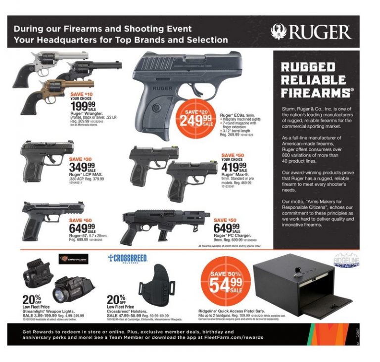 Fleet Farm Firearms & Shooting Event Feb 25 Mar 12, 2022
