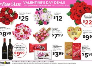 Food 4 Less Weekly Ad Feb 09 – Feb 15, 2022 (Valentine’s Day Promotion Included)