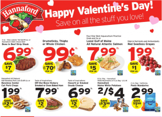 Hannaford Weekly Ad Feb 13 – Feb 19, 2022 (Valentine’s Day Promotion Included)