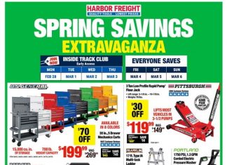 Harbor Freight Spring Savings Extravaganza Flyer Feb 28 – Mar 06, 2022