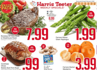 Harris Teeter Weekly Ad Feb 02 – Feb 08, 2022 (Valentine’s Day Promotion Included)