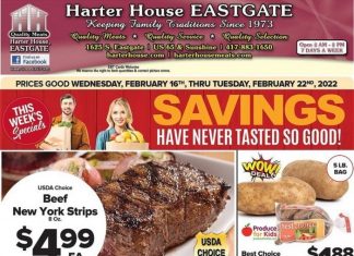 Harter House Weekly Ad Feb 16 – Feb 22, 2022