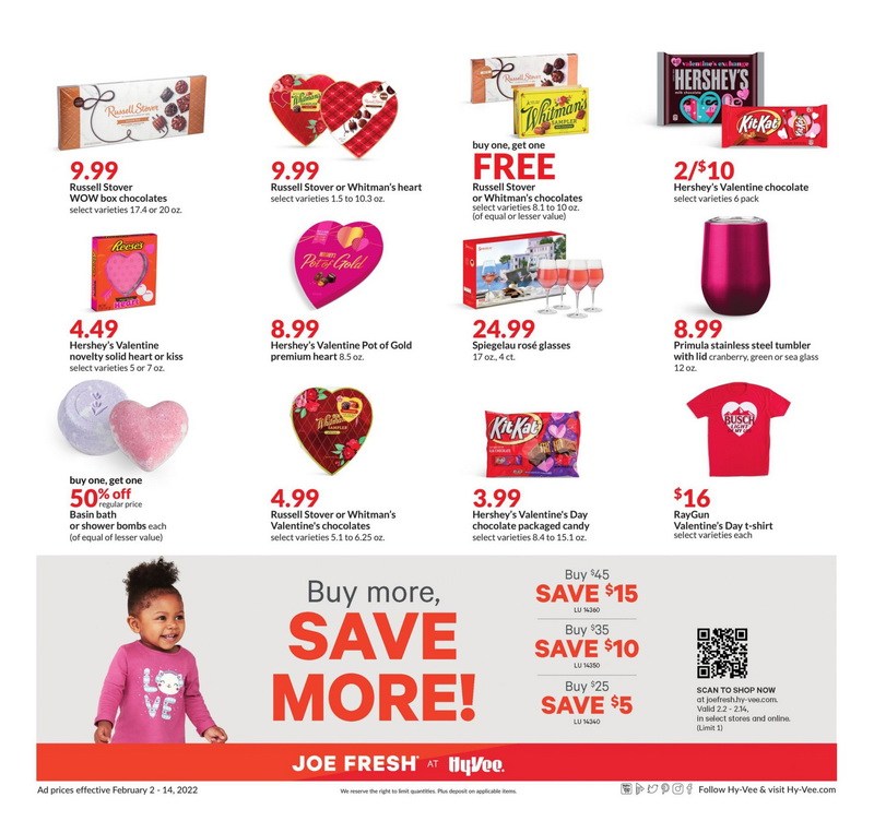 HyVee Valentine's Day Ad Feb 02 Feb 14, 2022