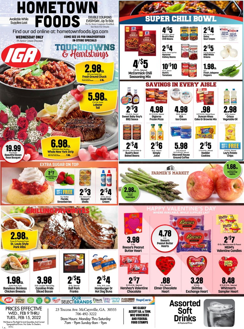 IGA Weekly Ad Feb 09 Feb 15, 2022