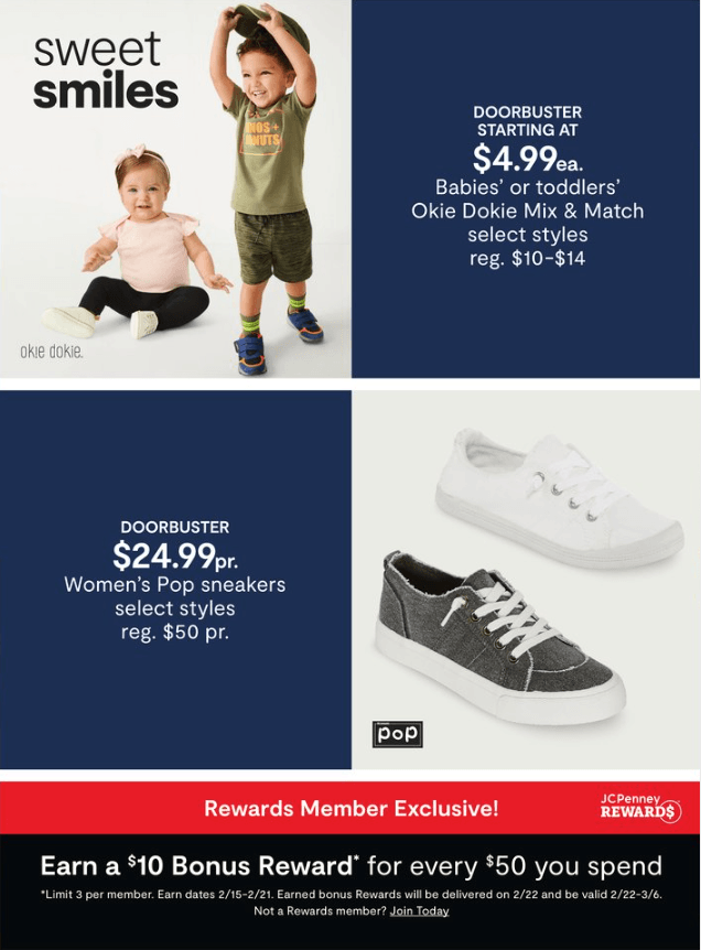 JCPenney President Day Sale Feb 18 Feb 21, 2022