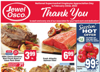 Jewel Osco Weekly Ad Feb 16 – Feb 22, 2022