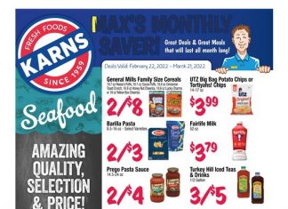 Karns Quality Foods Monthly Ad Feb 22 – Mar 21, 2022
