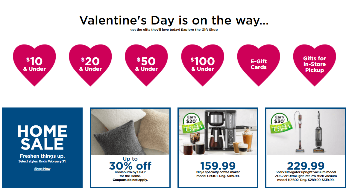 Kohl's Coupon Sale Until Feb 21, 2022