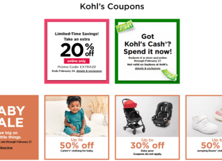 Kohl’s Coupon Sale Until Feb 27, 2022