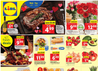 Lidl Weekly Ad Feb 09 – Feb 15, 2022 (Valentine’s Day Promotion Included)